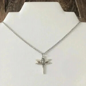 Dragonfly Handmade Stainless Steel Necklace NWT